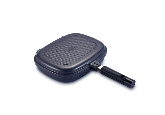 Happycall Double Pan 2.0 (Detachable) Jumbo Grill - Navy Blue