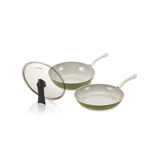 Happycall Agave IH 3-Piece Ceramic Cookware Set